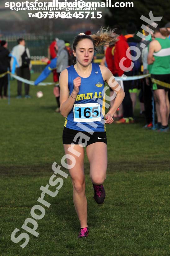 Senior womens 2020 Birtley Cross Country Relay, County Durham.  Photo: David T. Hewitson/Sports for All Pics